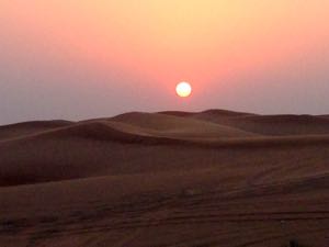 Dubaj - poušť
